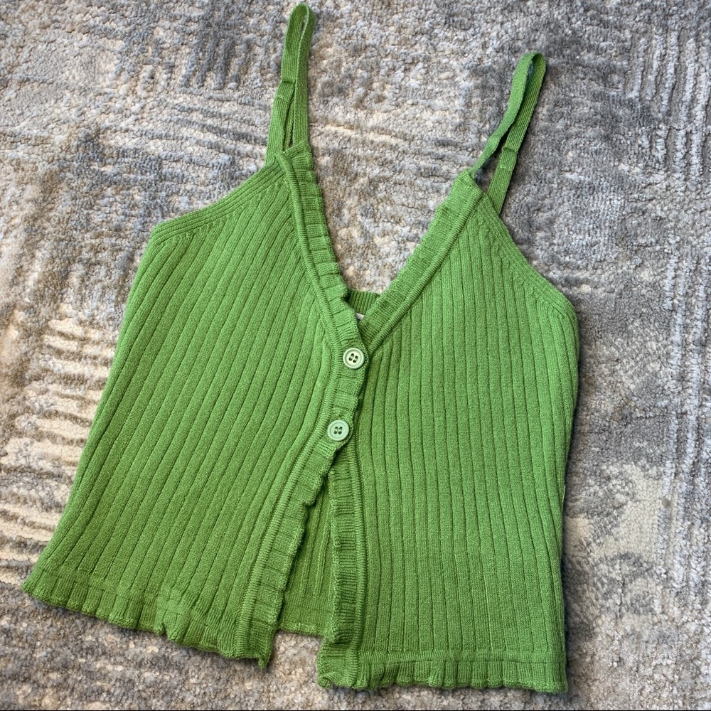 Spring green crop top - Picture 3 of 3